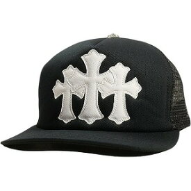 CHROME HEARTS クロム・ハーツ TRUCKER CAP NEW 3 CEM CRS BLACK/WHITE メッシュキャップ 黒白 Size 【フリー】 【新古品・未使用品】 20821746