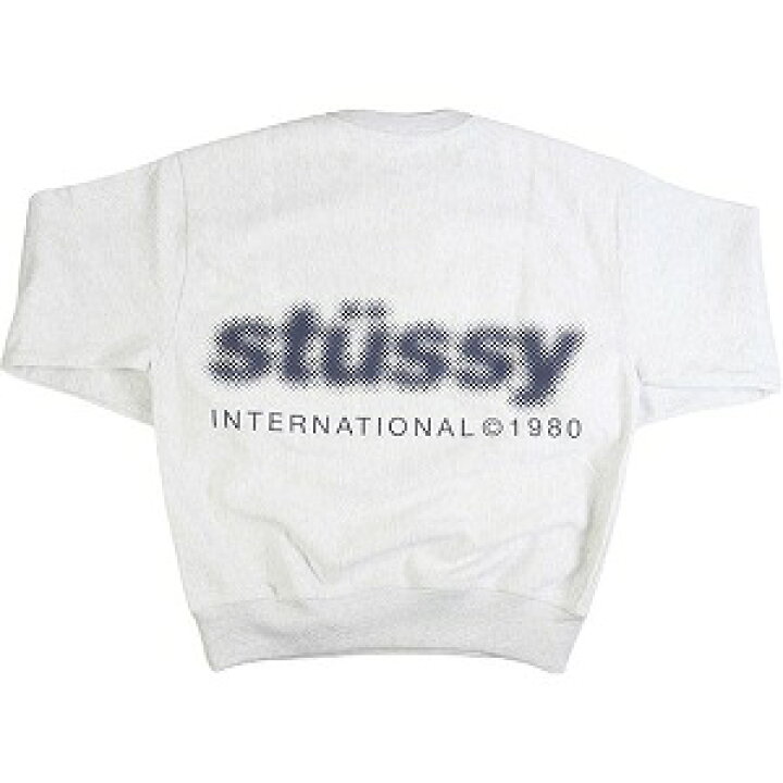 楽天市場】STUSSY ステューシー 23AW BLUR CREW ASH HEATHER クルー  