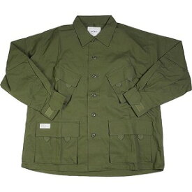 WTAPS ダブルタップス 21AW MODULAR LS COTTON RIPSTOP 212BRDT-SHM03 Khaki 長袖シャツ カーキ Size 【M】 【新古品・未使用品】 20792998