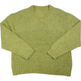 TENDERLOIN テンダーロイン V NECK COTTON KNIT OLIVE ニット オリーブ Size 【L】 【中古品-ほぼ新品】 20793343