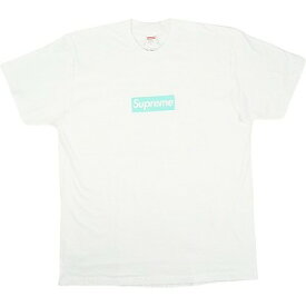 SUPREME シュプリーム ×Tiffany & Co ティファニー 21AW Box Logo Tee White ボックスロゴTシャツ 白 Size 【M】 【新古品・未使用品】 20821215