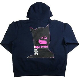 SUPREME シュプリーム 23AW Catwoman Hooded Sweatshirt Navy スウェットパーカー 紺 Size 【M】 【新古品・未使用品】 20791450