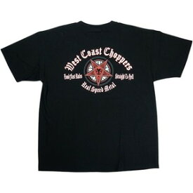 VINTAGE ヴィンテージ West Coast Choppers ウェストコーストチョッパーズ Pentagram Logo Tee Tシャツ 黒 Size 【XL】 【中古品-良い】 20823186