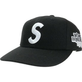 SUPREME シュプリーム 25SS World Famous S Logo 6-Panel Black キャップ 黒 Size 【フリー】 【新古品・未使用品】 20823764