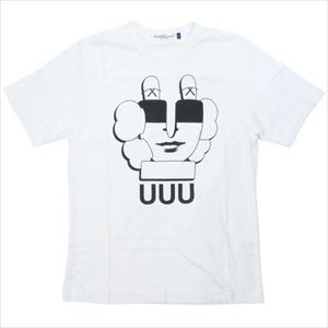UNDERCOVER アンダーカバー ×KAWS UUUロゴプリントTシャツ 白 Size 