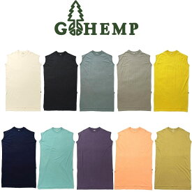 【送料無料】【WOMEN'S】GOHEMP ゴーヘンプ HONEY SLEEVE-LES OP ベーシックシリーズから新作ハニースリーブレスワンピース程よくゆとりを持たせリラックスした着心地 ハニースリーブレスティーのワンピースタイプ 計算されたシルエットが女性らしい上品な印象のワンピース