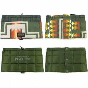 �y���������zPENDLETON × TAION REVERSIBLE NECK WARMER �y���h���g�����o�[�V�u���l�b�N�E�H�[�}�[ �_�E���̓��������ʎg����g�����A�C�e�� ���A���t�F�U�[�_�E���l�b�N�E�H�[�}�[ �^�C�I���R���{