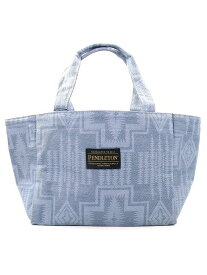 【送料無料】PENDLETON ペンドルトン DENIM MINI TOTE デニムミニトート ペンドルトンからデニム生地にオリジナルプリントのハーディング柄のミニトートバッグ PENDLETON 2024 SPRING & SUMMER COLLECTION デニムミニトートバック 鞄