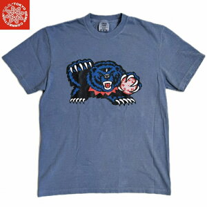�y���������z�yMEN'S�zTOKYOHEMPCONNECTION��THC�i�g�[�L���[�w���v�R�l�N�V�����jANGRY BEAR S/SL TEE �A���K�[�x�A�[�V���[�g�X���[�uT �{��̌FT�V���c�I�Í������A�F�̏o�v�œ��{����킹�Ă���F