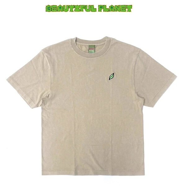 【送料無料】【MEN'S】BEAUTIFUL PLANET ビューティフルプラネット 2026 SHORTSLEEVE TEE 【HIRO】ビューティフルプラネット【HIRO】designed by BIGFOOT シルクプリントのウオッシュ加工したボディにバックプリント 胸にワンポイント刺繍 Tシャツ