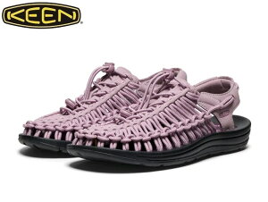 �y���������z�yWOMEN'S�zKEEN �L�[�� UNEEK�i���j�[�N�jTOADSTOOL/BLACK��UNEEK��Open Air Sneaker. 2�{�̃R�[�h��1���̃\�[��������ꂽ������̃X�j�[�J�[�v���I���j�[�N�ȃn�C�u���b�h�E�t�b�g�E�F�A