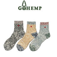 【MEN'S&WOMEN'S】GOHEMP ゴーヘンプ SLAB QUARTER SOCKS スラブクオーターソックス ANONYMOUSIS 日本製…