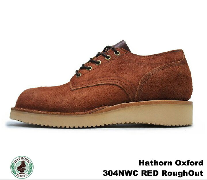 HATHORN/ハソーン/スウェード/ダークブラウン/SIZE 8 (26㌢) （楽天 