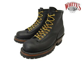 ホワイツ ホワイツブーツ スモークジャンパー ブラックドム メンズ ブーツ ワークブーツ White's Boots Smoke Jumper 350MVLTTRT Black Dom vibram #100