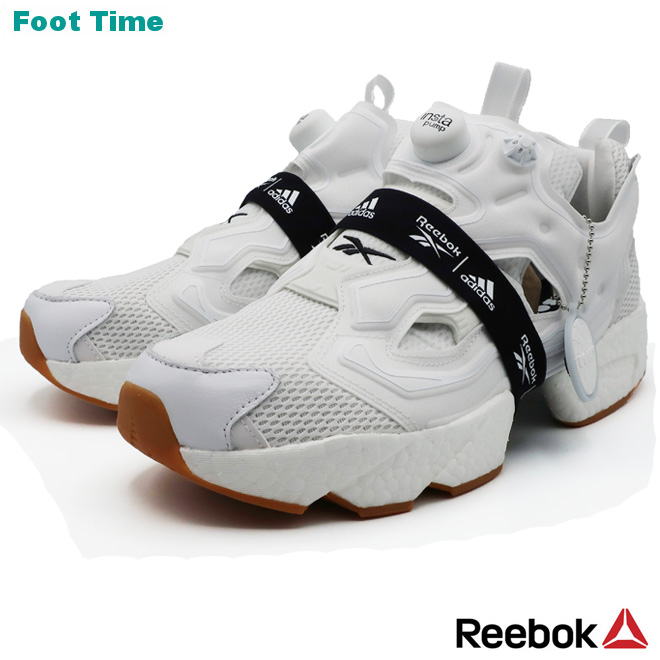 REEBOK×ADIDAS INSTAPUMP FURY BOOSTリーボック×アディダス インスタポンプ フューリー ブースト  WHITE/BLACK/RBKG06 ホワイト/ブラック/リーボックラバーガム FU9238 靴 メンズ靴 スニーカー | Foot Time