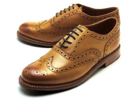 グレンソン スタンレー ウィングチップ タン カーフレザー メンズ シューズ 靴 GRENSON STANLEY 110002 TAN CALF LEATHER