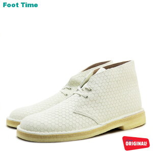 クラークス デザートブーツ CLARKS DESERT BOOT オフホワイト スエード OFF WHITE SUEDE 26115228 メンズ シューズ