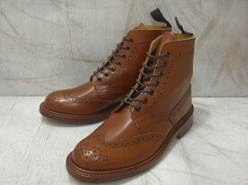 トリッカーズ カントリーブーツ レディース ウィングチップ マロンアンティーク レディース ブーツ Tricker's L5180 Brogue Boot Marron Antique