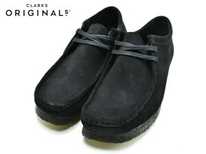 N[NX r[ [ CLARKS WALLABEE UKKi 26155519 BLACKSU ubNXG[h
