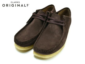 クラークス ワラビー ロー CLARKS WALLABEE UK規格 26156606 ダークブラウン スエード DARK BROWN