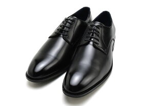 レコバ ビジネスシューズ プレーントゥ メンズ 革靴 紳士靴 天然皮革 レザー ビジネスカジュアル ブラック RECOVA 7212