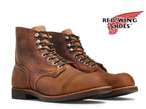 yz bhEBO RED WING ACAW[ 8085 IRON RANGE VIBRAM COPPER ROUGHTOUGH Jbp[t^t LbvgD Y u[c