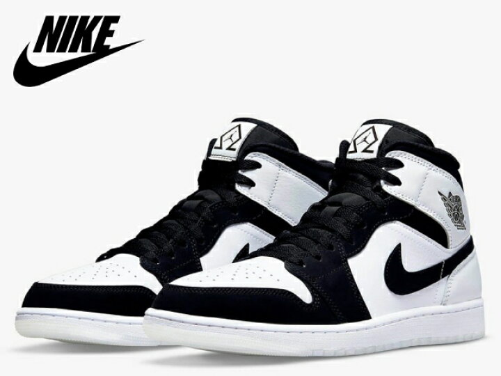 楽天市場 ナイキ エア ジョーダン 1 ミッド Se Nike Air Jordan 1 Mid Dh6933 100 靴 メンズ スニーカー ダイアモンドdiamond Black White ダイアモンド ブラック ホワイト Foot Time