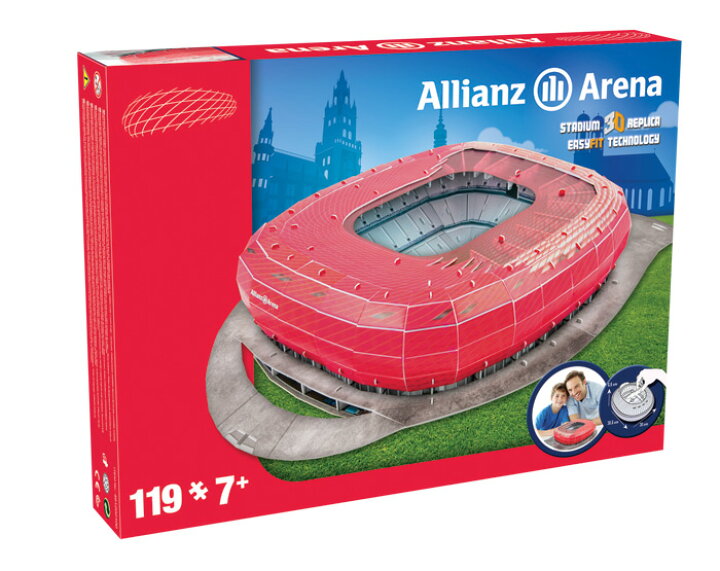 楽天市場 スタジアム ３ｄ パズル アリアンツ アレーナバイエルンミュンヘン Football Vita