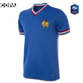 フランス代表 1971 Vネック レトロTシャツ ユニフォーム柄 半袖 copa コパ アパレル 正規品
