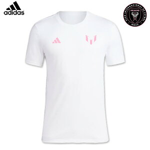 メッシ インテルマイアミ所属 Tシャツ ユニフォーム柄 半袖 adidas アディダス アパレル 正規品
