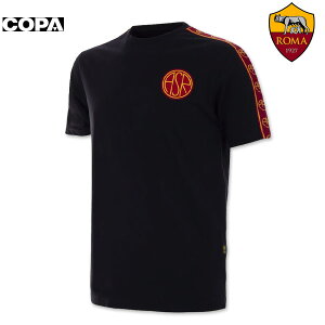 ASローマ ブラックテーパー Tシャツ copa コパ ファッション アパレル 正規品