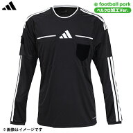 アディダス オリジナルマジックテープ加工 2026 長袖レフェリーシャツ サッカー 審判 レフリー adidas VE…