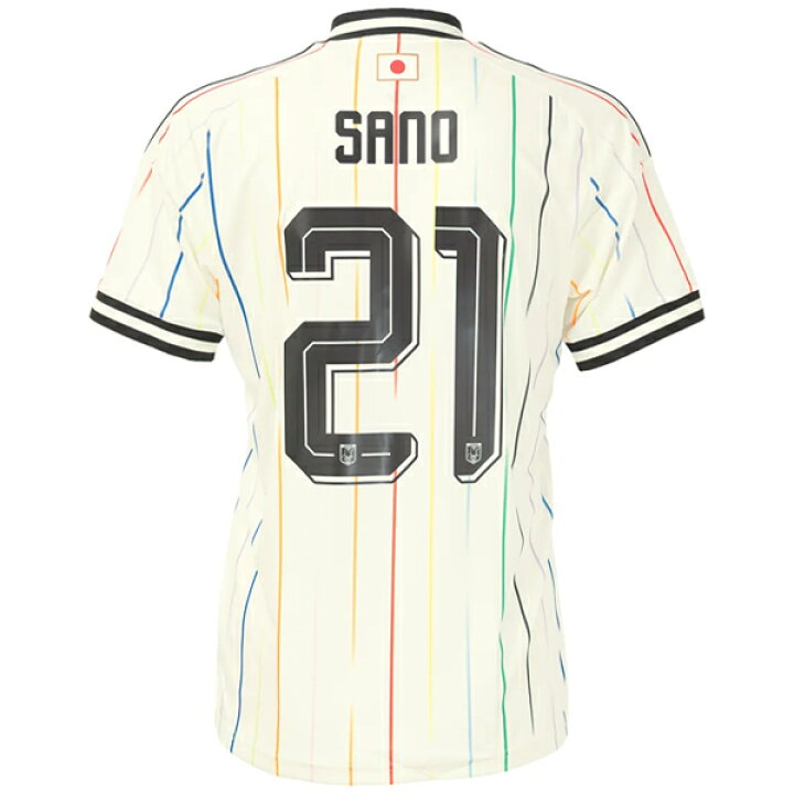 楽天市場】#21 佐野海舟 アディダス サッカー日本代表 2026 アウェイ 