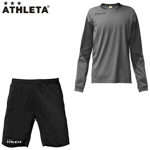 y񂹏izAX^ GKL[p[EFA ㉺Zbg TbJ[ ATHLETA 18010-18011 GRY/BLK