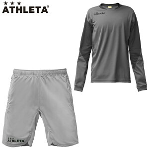 y񂹏izAX^ GKL[p[EFA ㉺Zbg TbJ[ ATHLETA 18010-18011 GRY/GRY