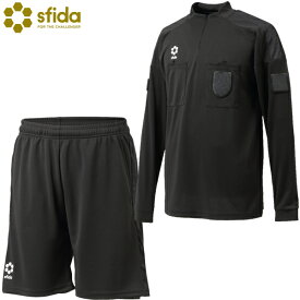 スフィーダ レフェリーシャツ L/S パンツ 大人用 サッカー レフェリーウェア 上下セット 長袖＆パンツ 審判用品 sfida SA-22835/SA-22837