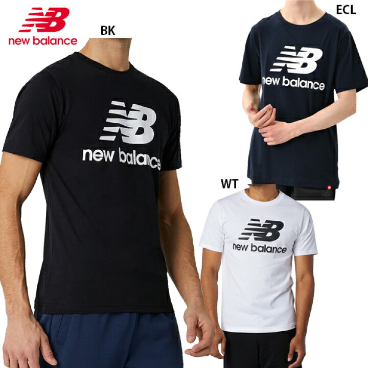 ニューバランス NB Essentials スタックドロゴ Tシャツ 大人用 半袖Tシャツ NewBalance AMT01575  フットボールパーク 