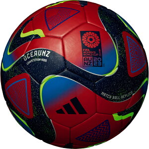 アディダス オーシャンズ コンペティション キッズ 2023 FIFA主要大会 公式試合球レプリカ サッカーボール4号球 adidas AF471R メタリックレッド