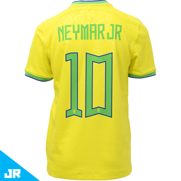 ナイキ 2022 ブラジル代表 ホーム レプリカユニフォーム #10 ネイマール ジュニア用 サッカー レプリカシャツ 半袖 NIKE DN0824-740