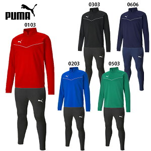 v[} TEAMRISE 1/4 Wbvgbv g[jOpc lp TbJ[ g[jOEFA W[W ㉺Zbg puma 657643/657646