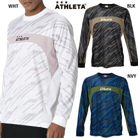 アスレタ グラフィックプラシャツ 大人用 サッカー フットサル プラクティスシャツ 長袖 ATHLETA 02395