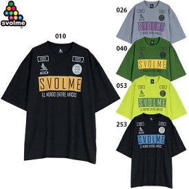 スボルメ ワイドFBロゴプラT24SDG 大人用 サッカー フットサル プラクティスシャツ 半袖 SVOLME 1241-24500