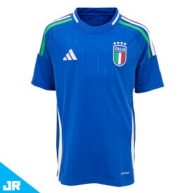 アディダス 2024 キッズ イタリア代表 ホーム レプリカユニフォーム ジュニア用 サッカー レプリカシャツ 半袖 adidas GZK61-IQ0496