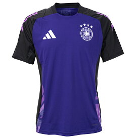 アディダス 2024 ドイツ代表 トレーニングジャージー 大人用 サッカー トレーニングシャツ 半袖 adidas GZN70-IP8245