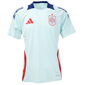 アディダス 2024 スペイン代表 トレーニングジャージー 大人用 サッカー トレーニングシャツ 半袖 adidas KLR16-IP6411