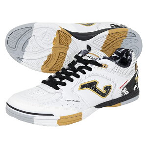 �z�} �g�b�v�t���b�N�X 2432 WHITE BLACK INDOOR ��l�p �t�b�g�T���V���[�Y �C���h�A�p Joma TOPS2432IN-WHTGLD