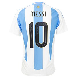 アディダス 2024 アルゼンチン代表 #10 メッシ ホーム レプリカユニフォーム 大人用 サッカー レプリカシャツ 半袖 adidas IXD49-IP8409