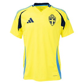 アディダス 2024 スウェーデン代表 ホーム レプリカユニフォーム 大人用 サッカー レプリカシャツ 半袖 adidas JTS19-IN1103