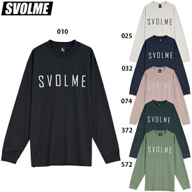 スボルメ ロゴロングプラT24SDG 大人用 サッカー プラクティスシャツ 長袖 SVOLME 1243-31400