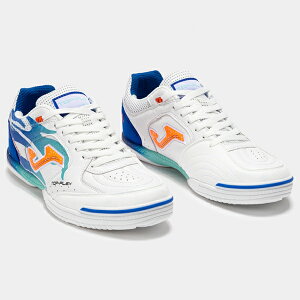 �z�} �g�b�v�t���b�N�X 2576 WHITE BLUE INDOOR ��l�p �t�b�g�T���V���[�Y �C���h�A�p Joma TOPS2576IN-WHTBLU